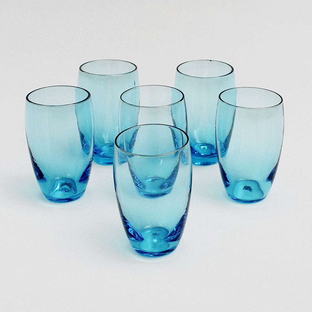 modré skleničky